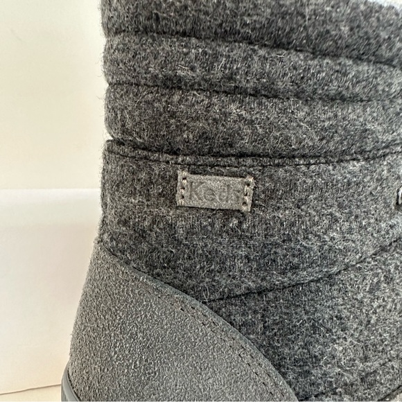 KEDS CAMP SUEDE WOOL WATER-RESISTANT THINSULATE LACE-UP BOOT IN GRAY. Sz7 - Picture 6 of 11